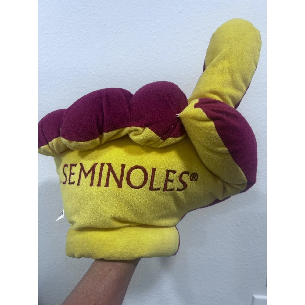 Florida State Seminoles FSU We're Number One Hand Puppet 14" Tall Football Games